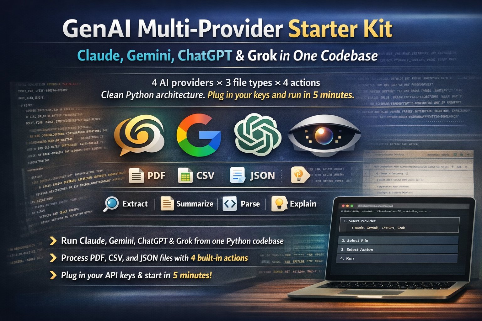 GenAI Multi-Provider Starter Kit